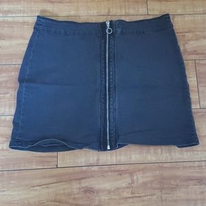H&M Charcoal Grey Mini Skirt